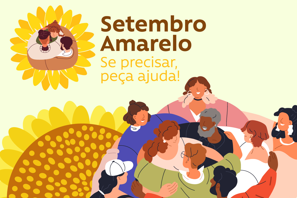 Setembro Amarelo | Se precisar, peça ajuda!