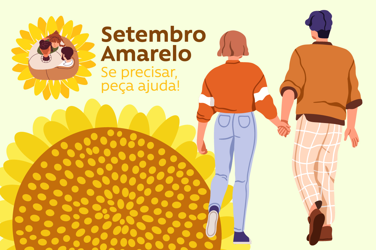 Confira a nossa programação durante o Setembro Amarelo!